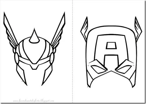 Moldes de antifaces para imprimir de los vengadores - Imagui Moldes de antifaces para imprimir de los vengadores - Imagui