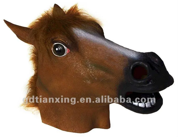 Partido mascarilla máscara, Cabeza de caballo máscara, Látex ... Partido mascarilla máscara, Cabeza de caballo máscara, Látex ...