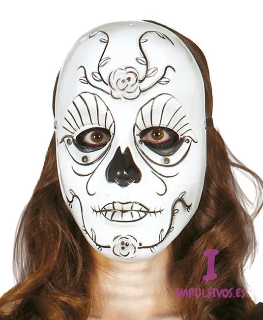 Máscara de La Catrina, compra máscaras y caretas para tus disfraces Máscara de La Catrina, compra máscaras y caretas para tus disfraces