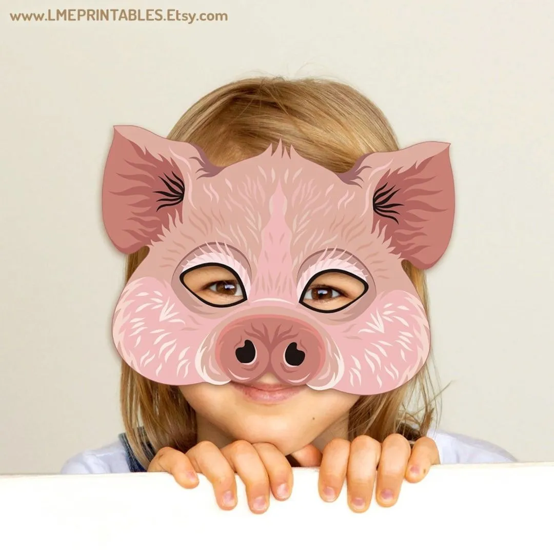 Máscara de cerdo imprimible disfraz de Halloween divertido 3 cerditos animales granja Rosita máscaras cantar granero cerdito rosa cochinillo fiesta cumpleaños Porky Petunia - Etsy México Máscara de cerdo imprimible disfraz de Halloween divertido 3 cerditos animales granja Rosita máscaras cantar granero cerdito rosa cochinillo fiesta cumpleaños Porky Petunia - Etsy México