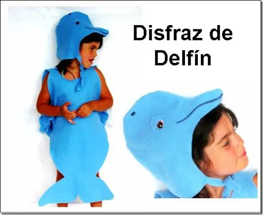 Disfraces de delfines en foami - Imagui