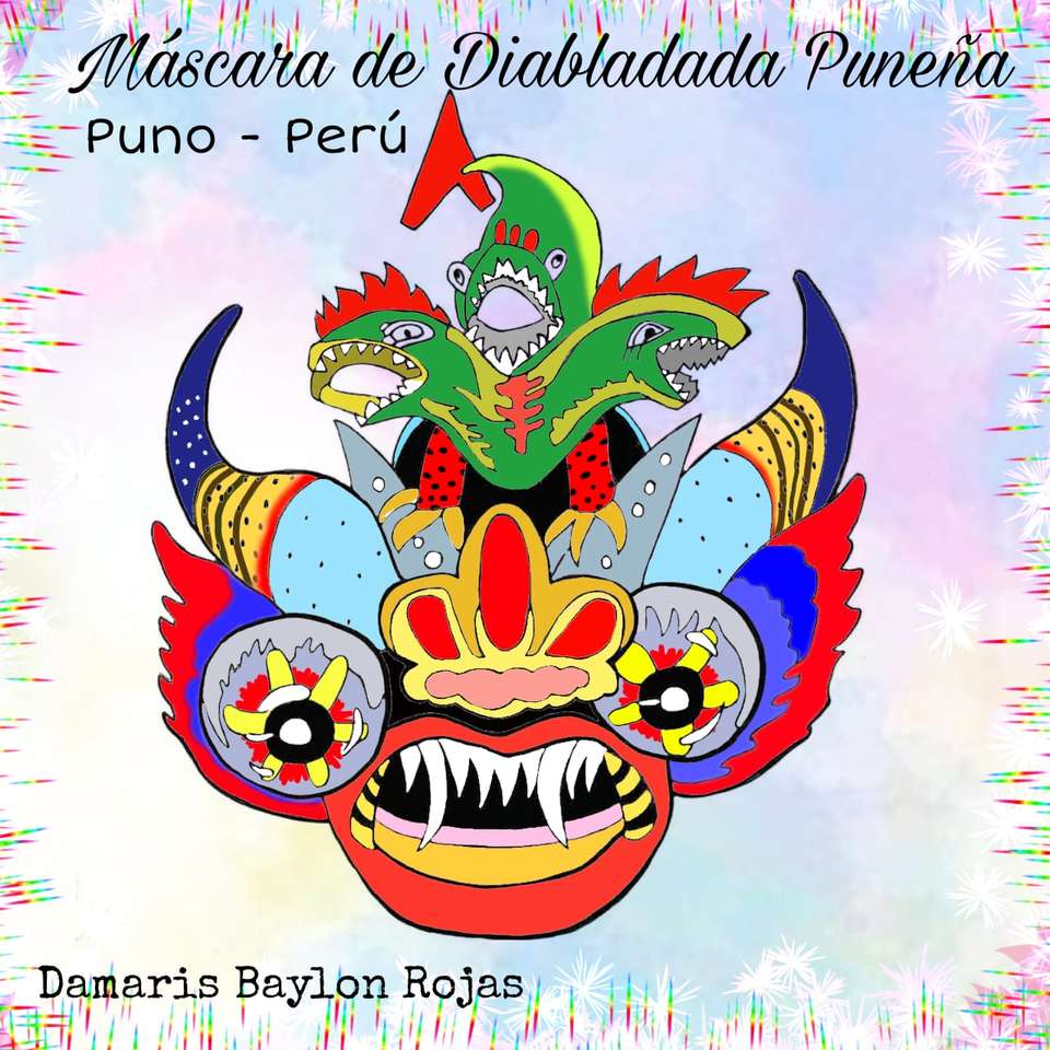 MÁSCARA DE DIABLADA PUNEÑA - rompecabezas en línea MÁSCARA DE DIABLADA PUNEÑA - rompecabezas en línea