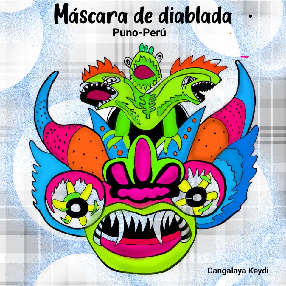 Máscara de diablada - rompecabezas en línea Máscara de diablada - rompecabezas en línea