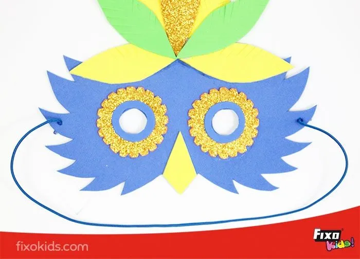 mascara-diy-gomaeva-pajaro | Fixo Kids