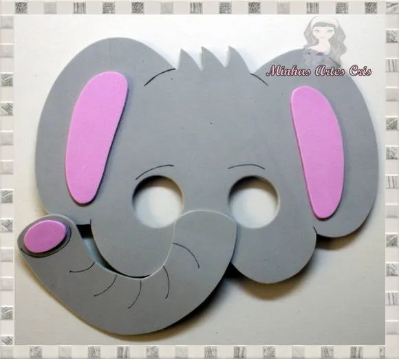 MOLDE PARA HACER MASCARA DE ELEFANTE - Imagui MOLDE PARA HACER MASCARA DE ELEFANTE - Imagui