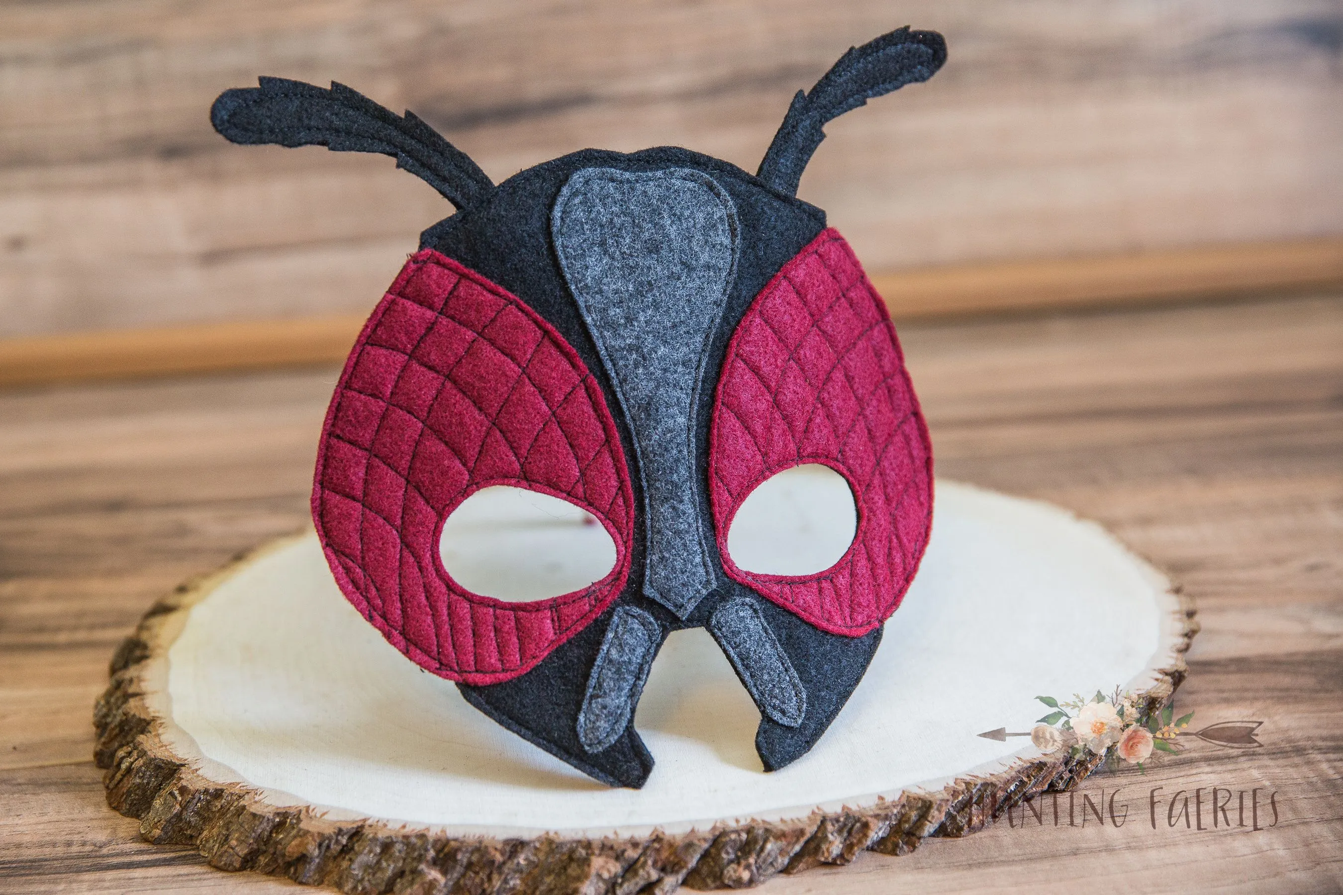 Máscara de fieltro francisca la mosca con ojos rojos - Etsy México