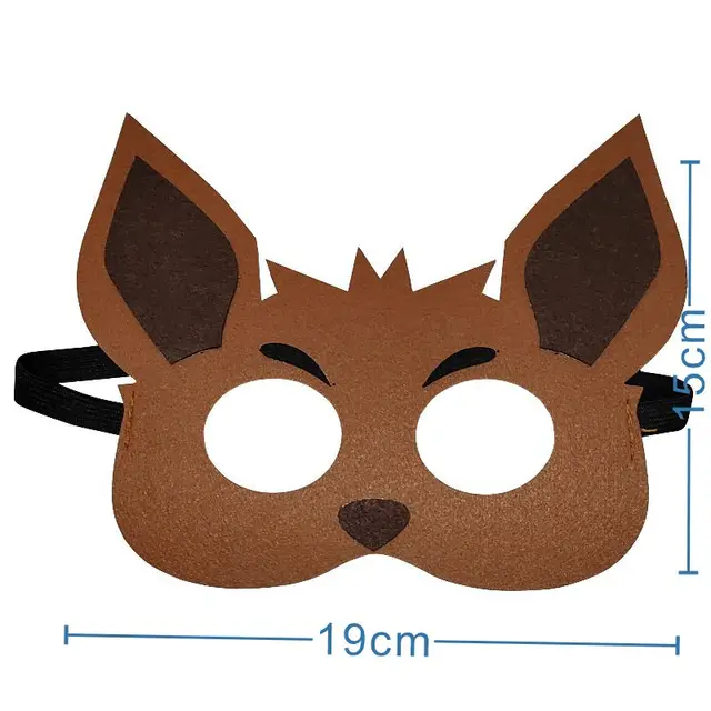 Máscara de fieltro de media cara para fiesta de cumpleaños, conjunto de 12 unids/set de máscara de fieltro de Pikachu para decoración de disfraces, suministros para máscaras - AliExpress Máscara de fieltro de media cara para fiesta de cumpleaños, conjunto de 12 unids/set de máscara de fieltro de Pikachu para decoración de disfraces, suministros para máscaras - AliExpress
