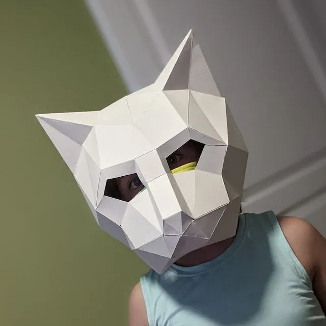 Máscara de Gato de Papel Plantillas para imprimir Máscara - Etsy México Máscara de Gato de Papel Plantillas para imprimir Máscara - Etsy México