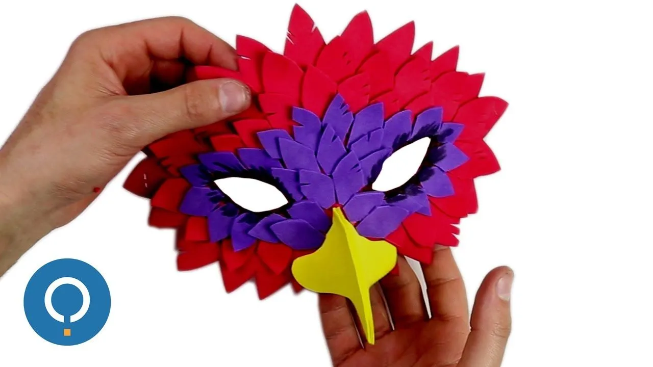 MÁSCARA DE GOMA EVA fácil - Máscara de PÁJARO - YouTube MÁSCARA DE GOMA EVA fácil - Máscara de PÁJARO - YouTube