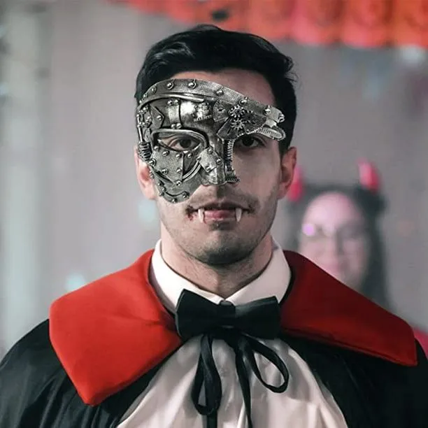 Máscara de Halloween Robot Steampunk - Máscara de maquillaje Venecia para hombre ER | Walmart en línea Máscara de Halloween Robot Steampunk - Máscara de maquillaje Venecia para hombre ER | Walmart en línea