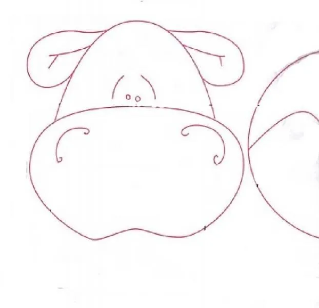 Mascara de hipopotamo en foami - Imagui