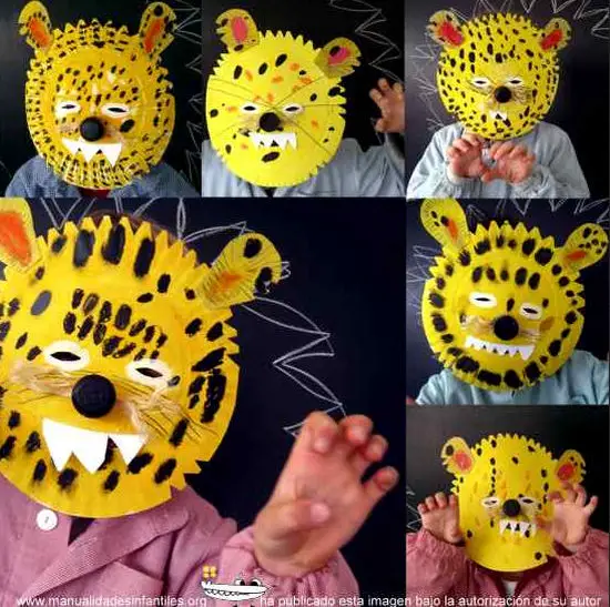 Mascara de leopardo en foami - Imagui
