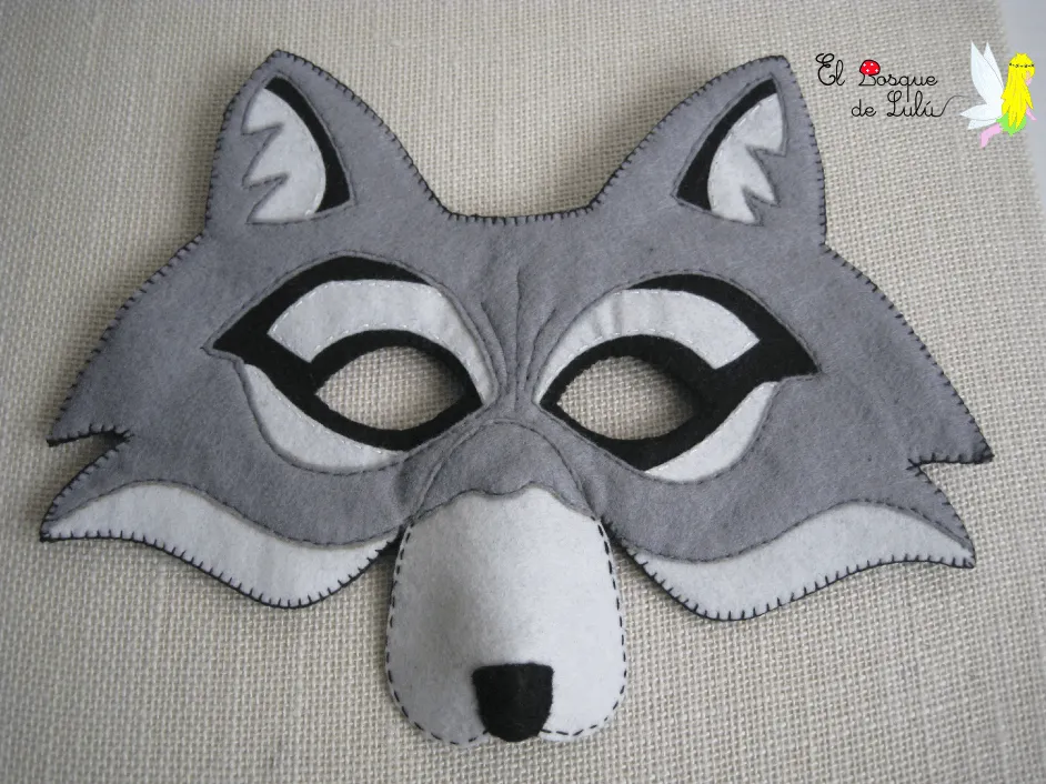 Mascara de lobo en fieltro-elbosquedelulu | Mascara de lobo, Disfraz de lobo, Máscara de fieltro Mascara de lobo en fieltro-elbosquedelulu | Mascara de lobo, Disfraz de lobo, Máscara de fieltro