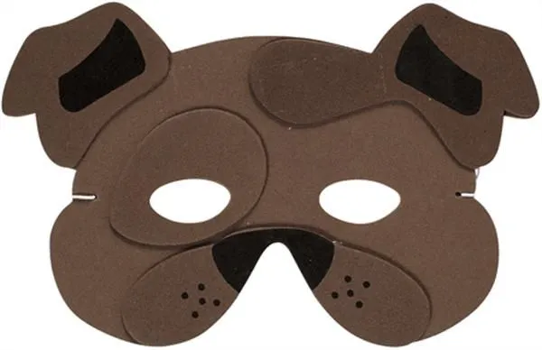 Máscara con moldes, mono, león, perro y gato | Máscaras de Carnaval Máscara con moldes, mono, león, perro y gato | Máscaras de Carnaval