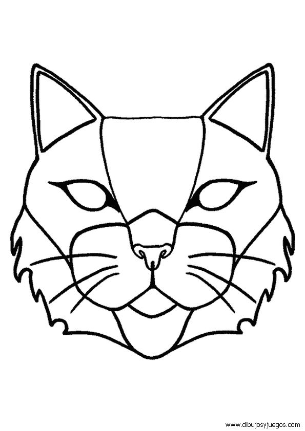 mascaras-carnaval-gatos-009 | Dibujos y juegos, para pintar y colorear mascaras-carnaval-gatos-009 | Dibujos y juegos, para pintar y colorear