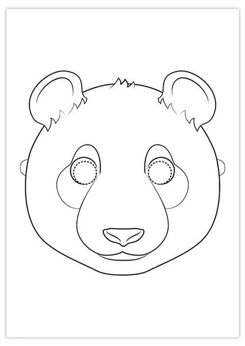 Mascara de oso para imprimir – calendarios.su Mascara de oso para imprimir – calendarios.su