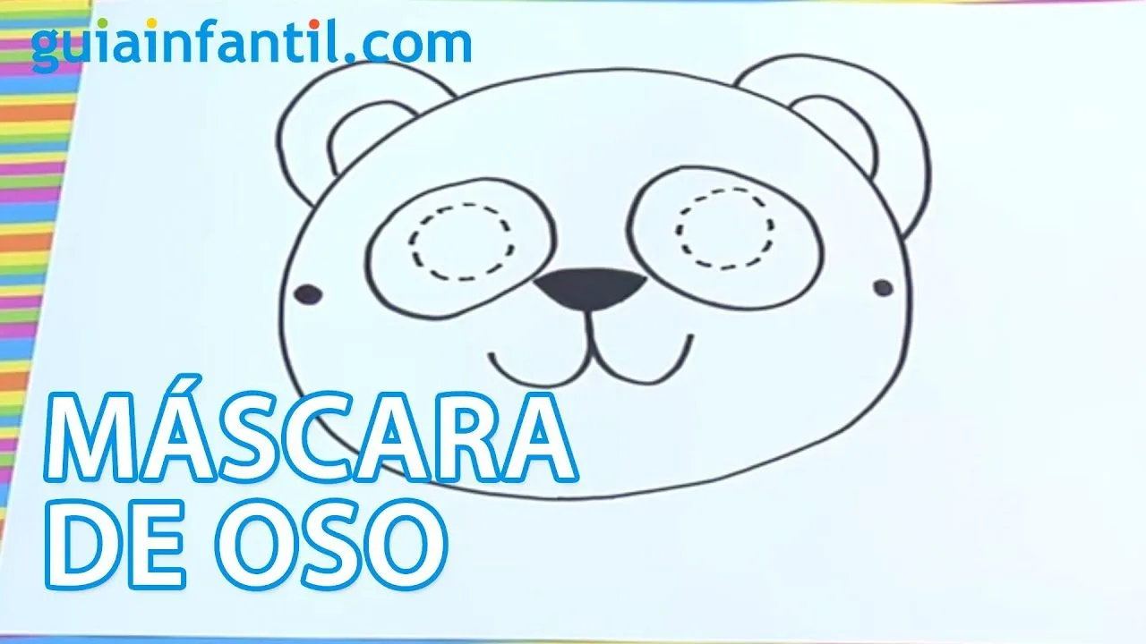 Cómo hacer una máscara de oso para niños - YouTube Cómo hacer una máscara de oso para niños - YouTube