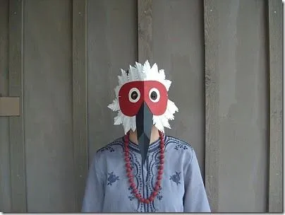 manualidades: Máscara de pájaro de caja de cereales | Máscaras de ... manualidades: Máscara de pájaro de caja de cereales | Máscaras de ...