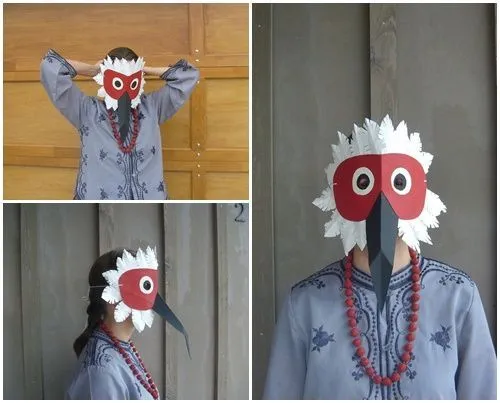 Máscara de pájaro para carnaval | Fiestas y Cumples Máscara de pájaro para carnaval | Fiestas y Cumples