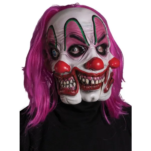 Máscara de payaso con cara triple Máscaras halloween | FunideliaES ... Máscara de payaso con cara triple Máscaras halloween | FunideliaES ...