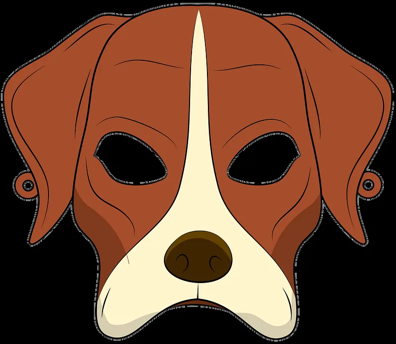 Máscara de perro clipart. Dibujos animados descargar gratis. | Creazilla Máscara de perro clipart. Dibujos animados descargar gratis. | Creazilla