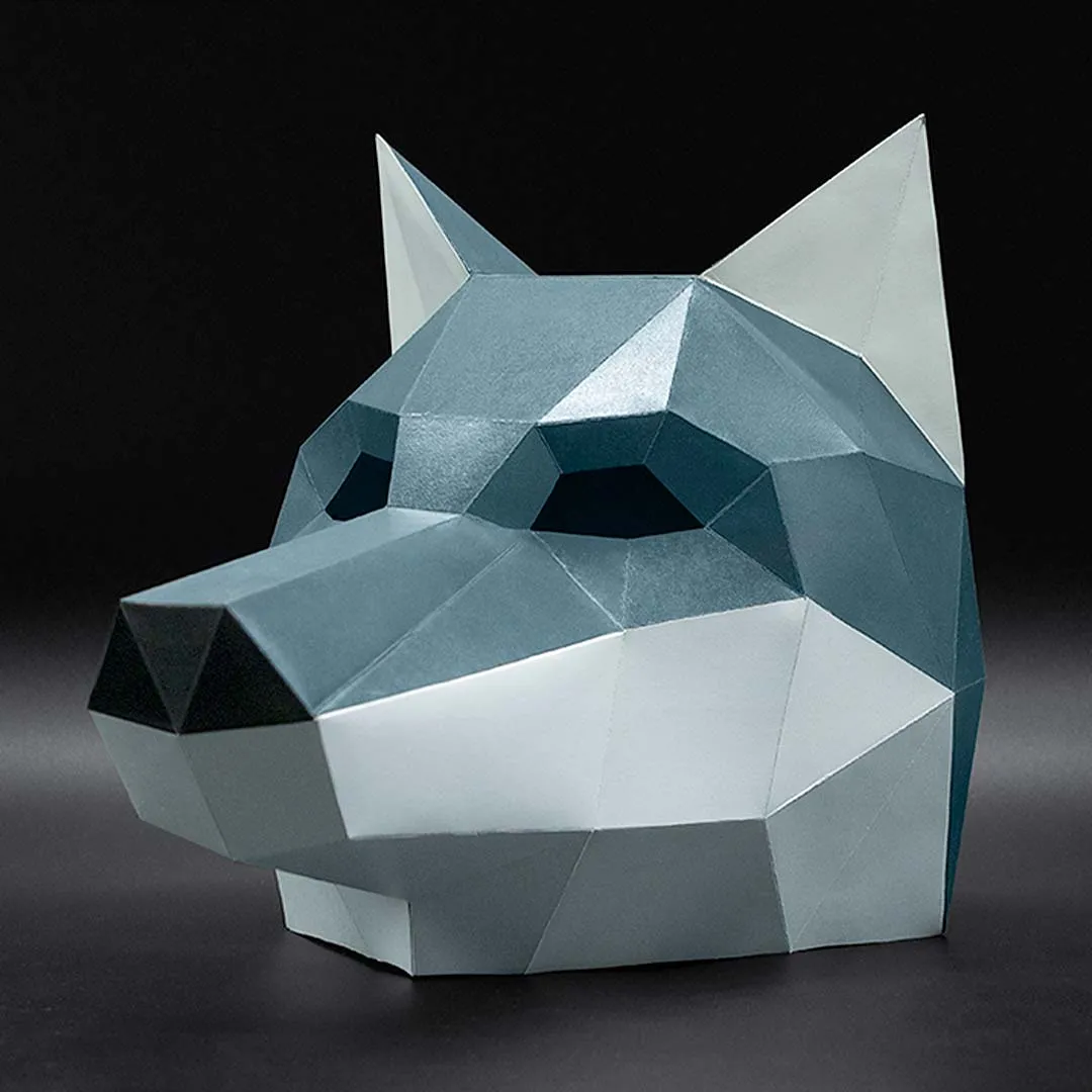 Máscara de Perro para Imprimir con Papel | Plantillas PDF Máscara de Perro para Imprimir con Papel | Plantillas PDF