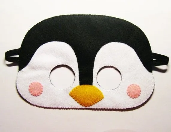 Mascara de pinguino - Imagui
