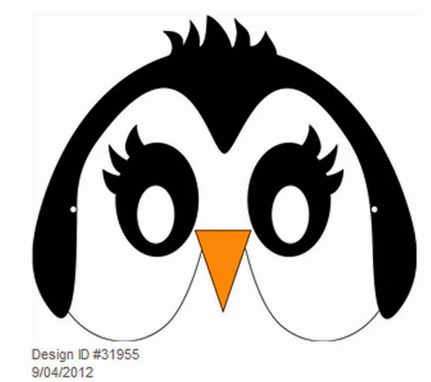 máscara de pingüino | Máscaras de Carnaval