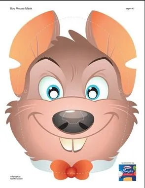 Como hacer una mascara de raton en foami - Imagui