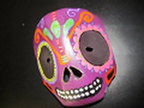 MÁSCARA Reciclada de calaverita mexicana para Día de Muertos ... MÁSCARA Reciclada de calaverita mexicana para Día de Muertos ...