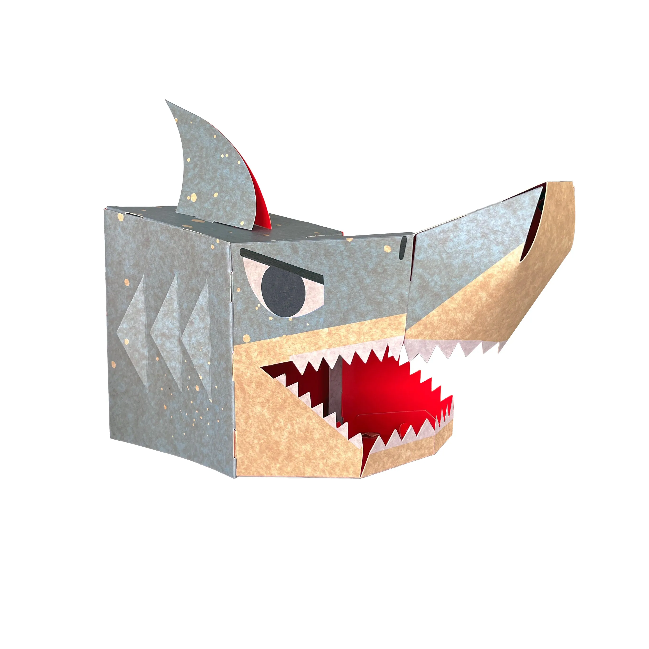 Máscara de Tiburón - Magia y Cartón