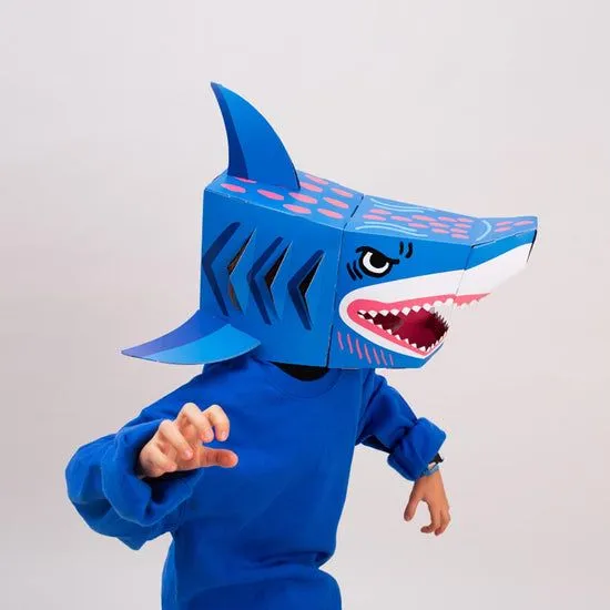 1 máscara de tiburón OMY para construir - Taller de ocio creativo