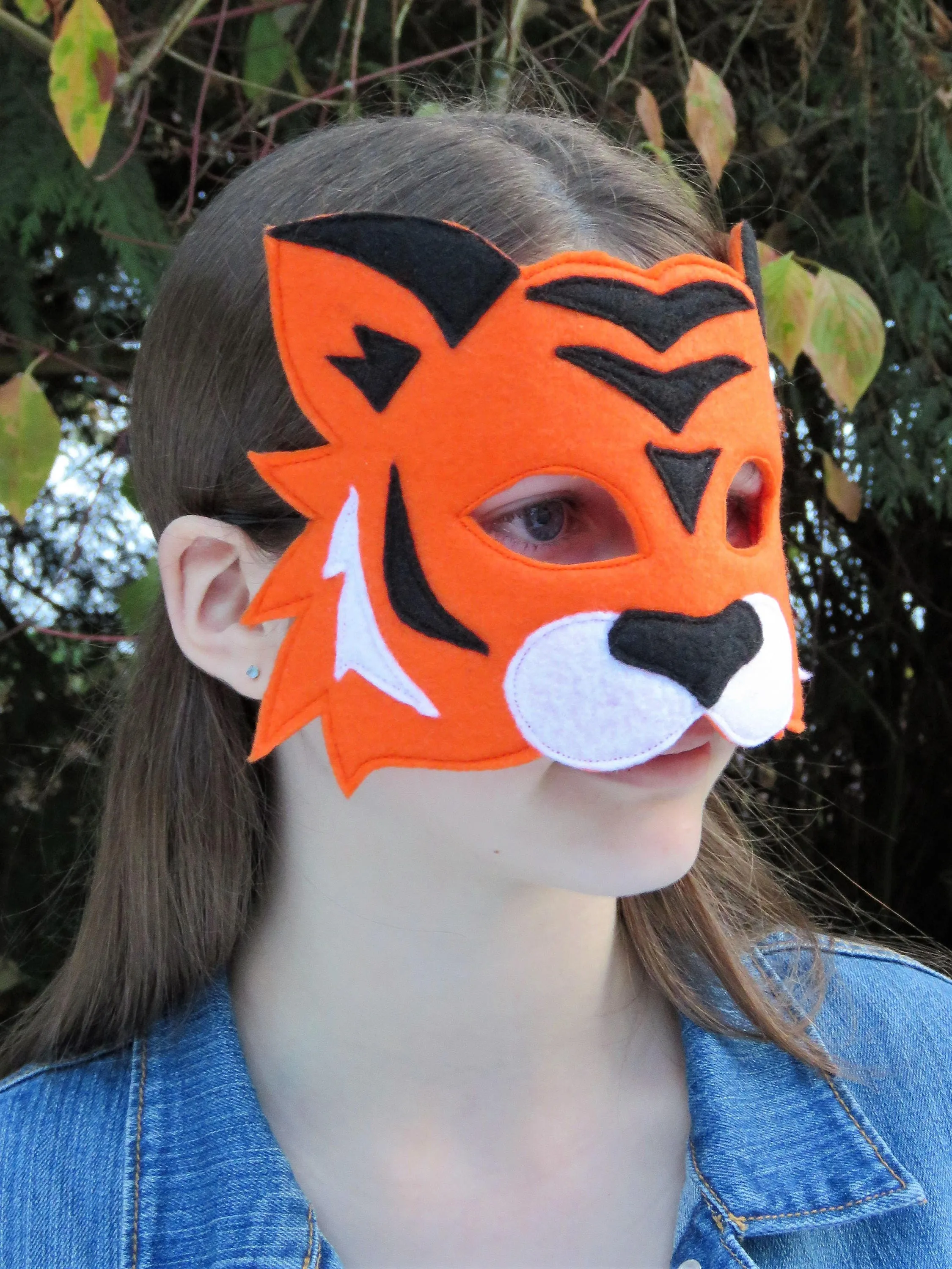Máscara de tigre de fieltro Máscara de tigre naranja - Etsy España Máscara de tigre de fieltro Máscara de tigre naranja - Etsy España