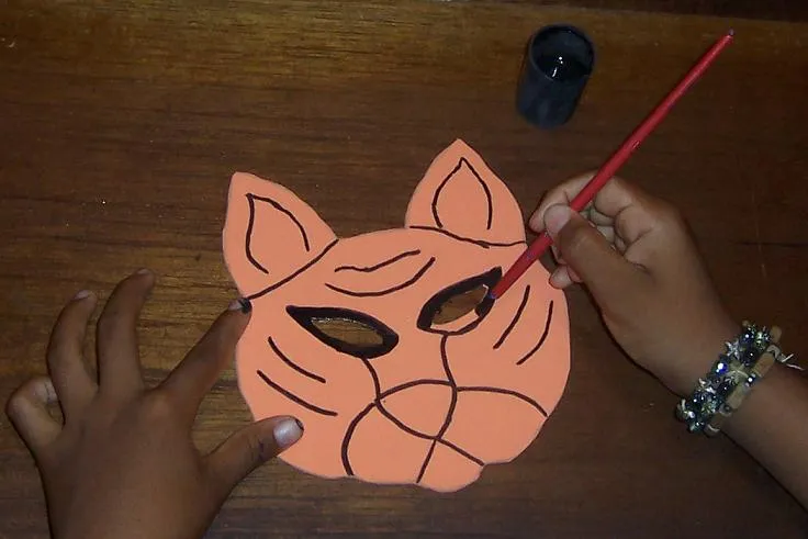 Jardin Infantil: Actividad Didáctica - Mascara de Tigre en Foamy Jardin Infantil: Actividad Didáctica - Mascara de Tigre en Foamy
