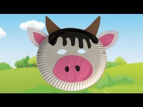 Máscara de vaca para la fiesta de carnaval 2014!