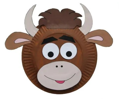 Máscara de vaca para imprimir, para colorear o color | Máscaras de ...