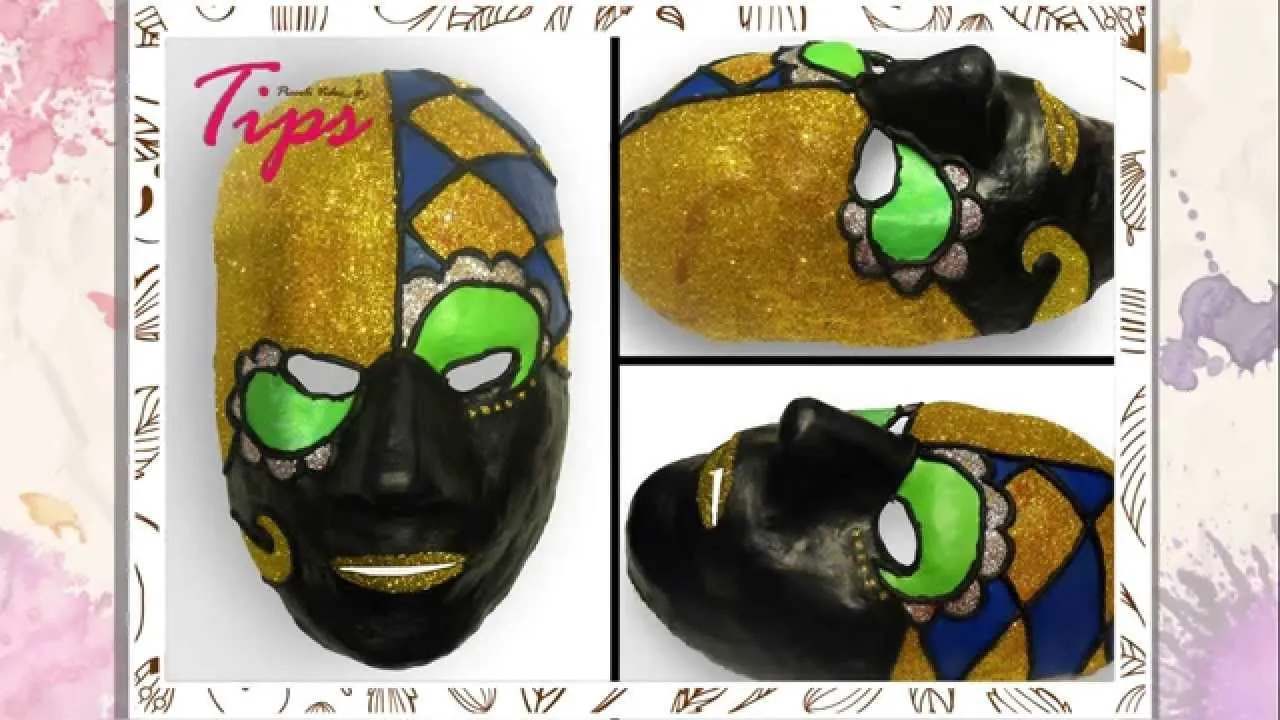Mascara de yeso - DIY - Paso a paso - YouTube Mascara de yeso - DIY - Paso a paso - YouTube