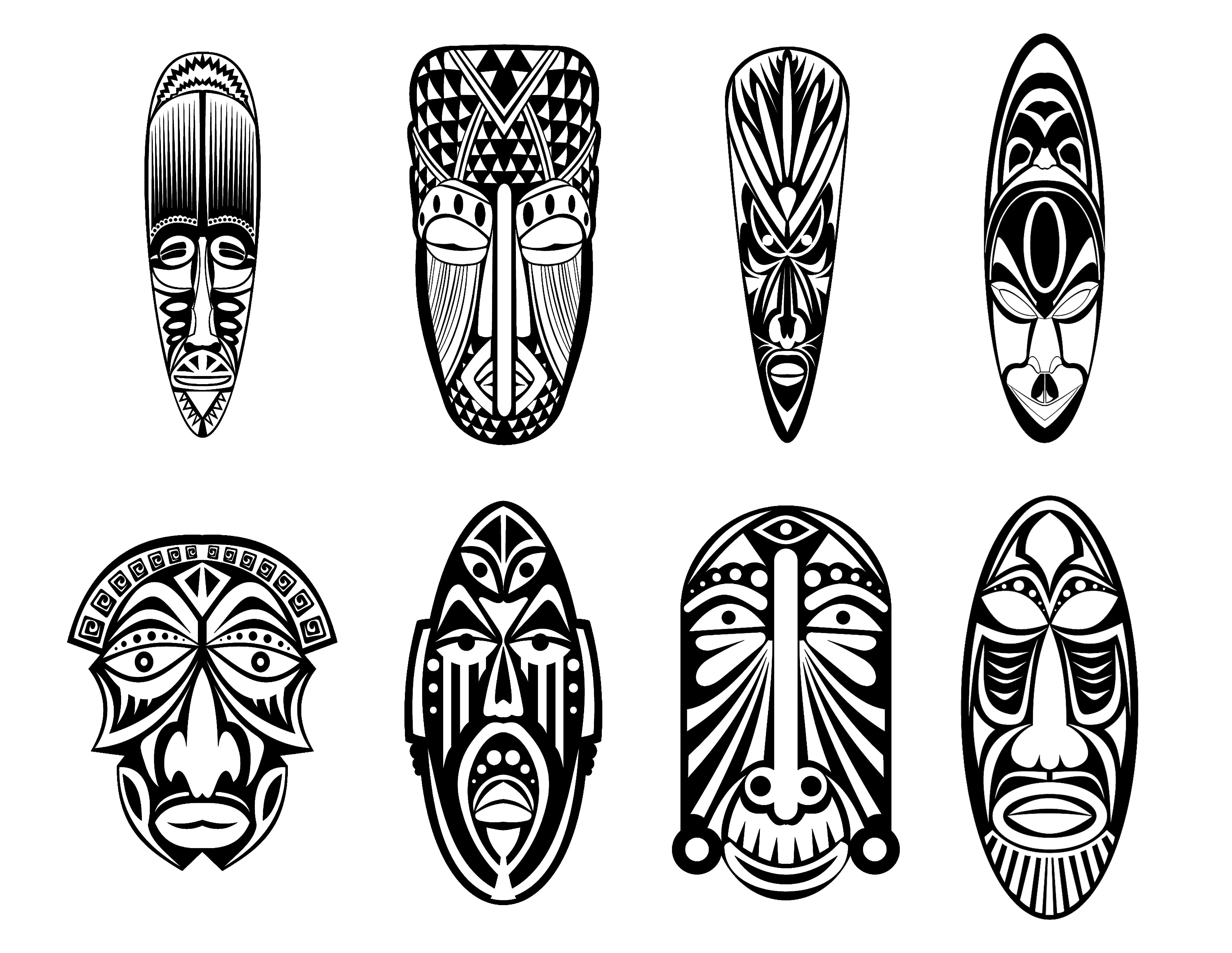 Máscaras africanas para colorear - Máscaras - Just Color Niños : Dibujos para colorear para niños Máscaras africanas para colorear - Máscaras - Just Color Niños : Dibujos para colorear para niños