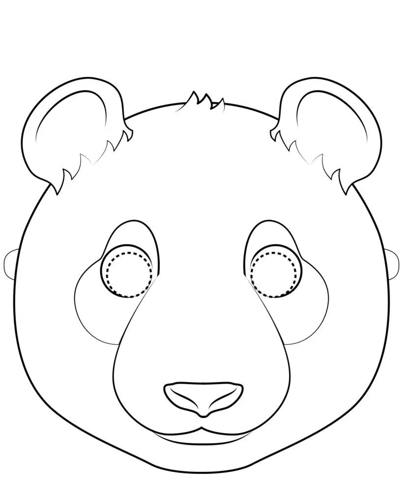 Mascaras de animales para colorear | Bebeazul.top Mascaras de animales para colorear | Bebeazul.top