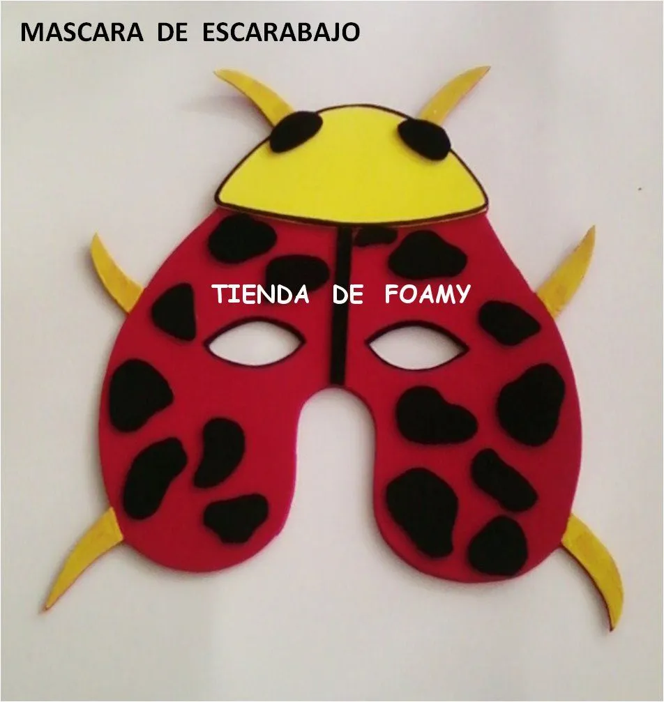 Mascaras de animales en foami - Imagui