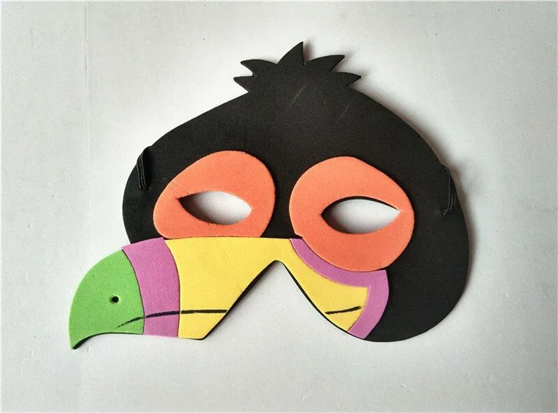 Máscaras animales en foami con plantillas - Colorear dibujos infantiles Máscaras animales en foami con plantillas - Colorear dibujos infantiles