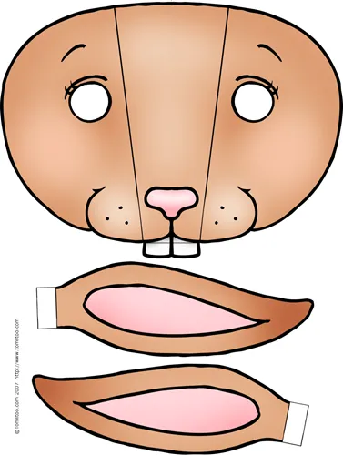 Mascaras de animales de granja para imprimir - Imagui