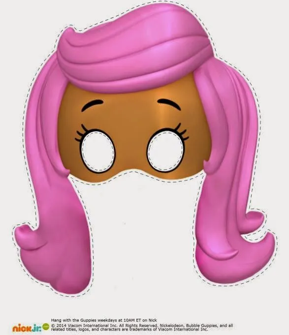 Máscaras de los Bubble Guppies para Imprimir Gratis. | Ideas y ... Máscaras de los Bubble Guppies para Imprimir Gratis. | Ideas y ...