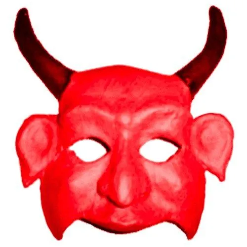 Máscaras y caretas de demonios para imprimir color y colorear ...