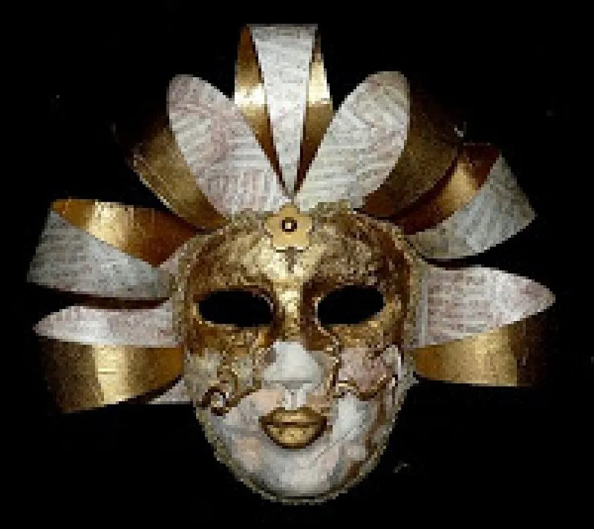 como hacer mascaras de papel mache | Aprender manualidades es ...