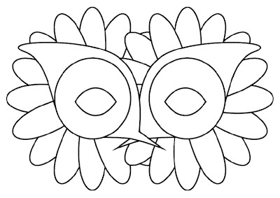 MASCARAS CARNAVAL PARA COLOREAR
