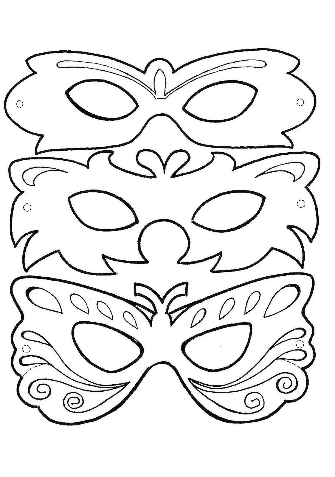 Mascaras De Carnaval Para Colorear Dibujos Para Colorear Imagixs