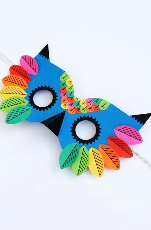 Máscaras de carnaval para imprimir y recortar - Jugar y Colorear Máscaras de carnaval para imprimir y recortar - Jugar y Colorear