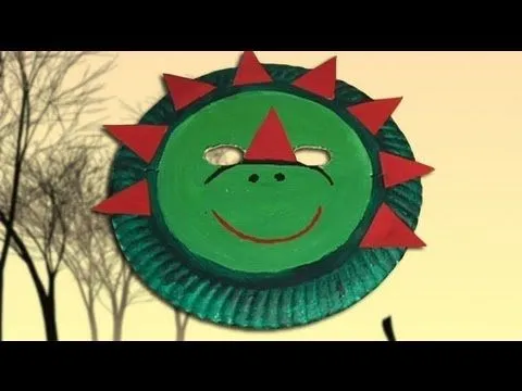 Como hacer mascaras de dinosaurios - Imagui