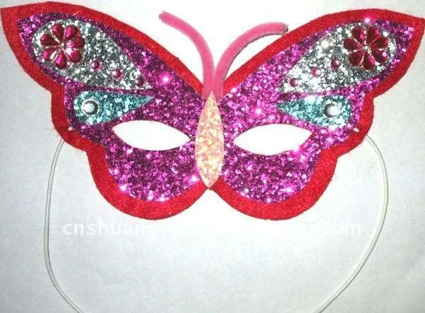 Mascara en forma de mariposa - Imagui